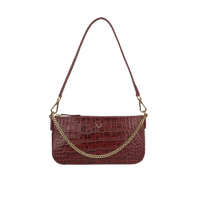 Valerie 02 Red Leather Bucket Bag