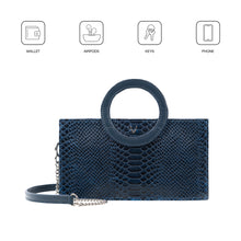 Load image into Gallery viewer, Brazilia 01 Blue Leather Sling Bag
