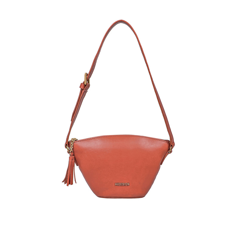 Cordoba 06 Orange Leather Shoulder Bag