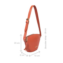 Load image into Gallery viewer, Cordoba 06 Orange Leather Shoulder Bag
