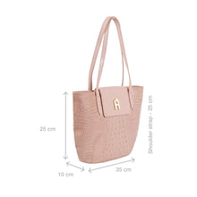 Load image into Gallery viewer, Peru 03 Pink Leather Tote Bag
