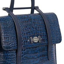 Load image into Gallery viewer, Santiago 07 Blue Leather Shoulder Bag
