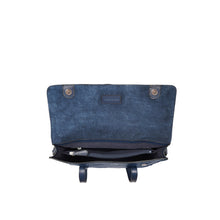 Load image into Gallery viewer, Santiago 07 Blue Leather Shoulder Bag
