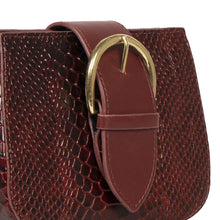 Load image into Gallery viewer, Tijuana 02 Marsala Leather Sling Bag
