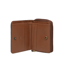 Load image into Gallery viewer, Valencia W1 Tan Leather Zip Around Wallet
