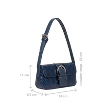 Load image into Gallery viewer, Tijiuana 05 Blue Leather Baguette
