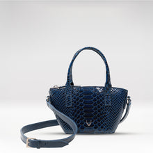 Load image into Gallery viewer, Rosario 01 Blue Leather Crossbody
