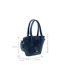 Load image into Gallery viewer, Rosario 01 Blue Leather Crossbody
