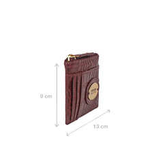 Load image into Gallery viewer, Dinah W2 Red Leather Card Holder
