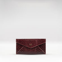 Load image into Gallery viewer, Mandy W5 Red Leather Clutch Wallet
