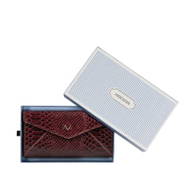 Load image into Gallery viewer, Mandy W5 Red Leather Clutch Wallet

