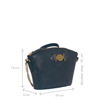 Load image into Gallery viewer, Luisa 08 Blue Leather Tote Bag
