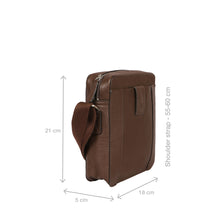Load image into Gallery viewer, Messi 02 Sb Brown Leather  Crossbody
