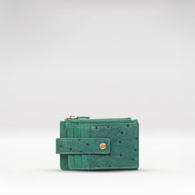 Load image into Gallery viewer, Eda W1 Green Leather Card Holder
