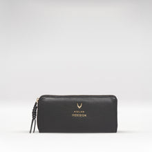 Load image into Gallery viewer, Hera W1 Black Leather Zip Around Wallet

