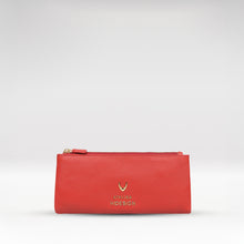Load image into Gallery viewer, Hera W3 Red Leather Long Bi-Fold Wallet
