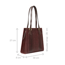 Load image into Gallery viewer, Spruce 04 Sb Red Leather Tote Bag
