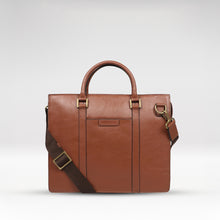 Load image into Gallery viewer, Sherlock 01 Tan Leather  Briefcase
