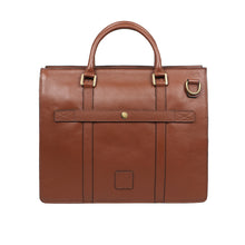 Load image into Gallery viewer, Sherlock 01 Tan Leather  Briefcase
