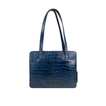 Load image into Gallery viewer, Claire 02 Blue Leather Shoulder Bag
