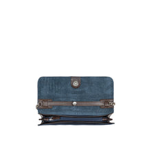 Load image into Gallery viewer, Fanny W1 Blue Leather Sling Wallet
