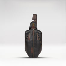 Load image into Gallery viewer, Mandela 01 Black Leather  Crossbody

