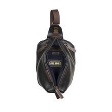 Load image into Gallery viewer, Mandela 01 Black Leather  Crossbody
