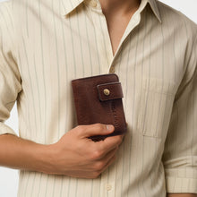 Load image into Gallery viewer, Bose W2 Tan Leather Trifold Wallet
