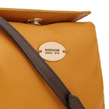 Load image into Gallery viewer, Dione 01 yellow Leather Sling Bag
