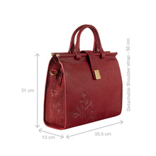 Load image into Gallery viewer, Bloom - 01 Red Leather Laptop Bag
