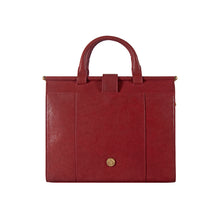Load image into Gallery viewer, Bloom - 01 Red Leather Laptop Bag
