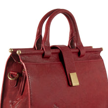Load image into Gallery viewer, Bloom - 01 Red Leather Laptop Bag
