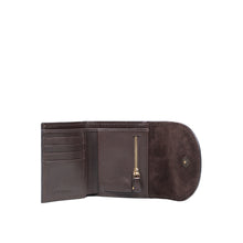 Load image into Gallery viewer, Growth - W1 Brown Leather Trifold Wallet
