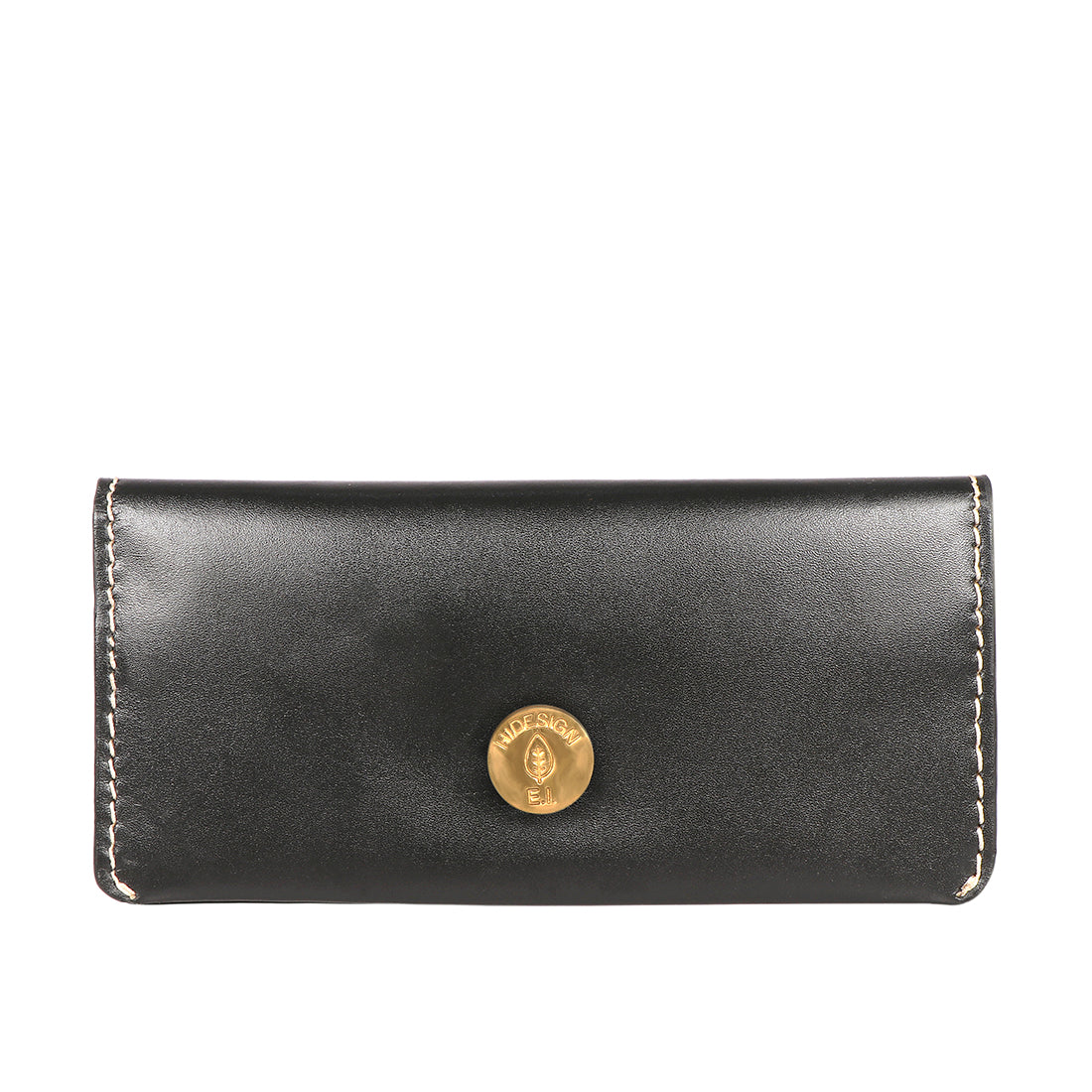 Buy Adamis Black Colour Pure Leather Wallet for Women (W329) Online