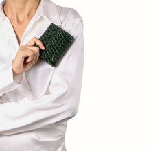 Load image into Gallery viewer, Union W1 Green Leather Bi-Fold Wallet
