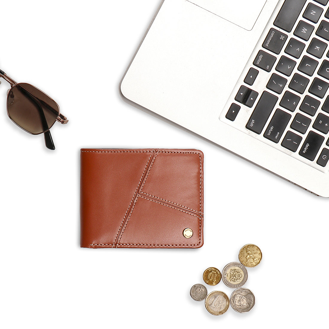 Genuine Leather Men Wallet Men Purse Leather Short Card Wallet for Male  Money Clips Money bag | SHEIN USA