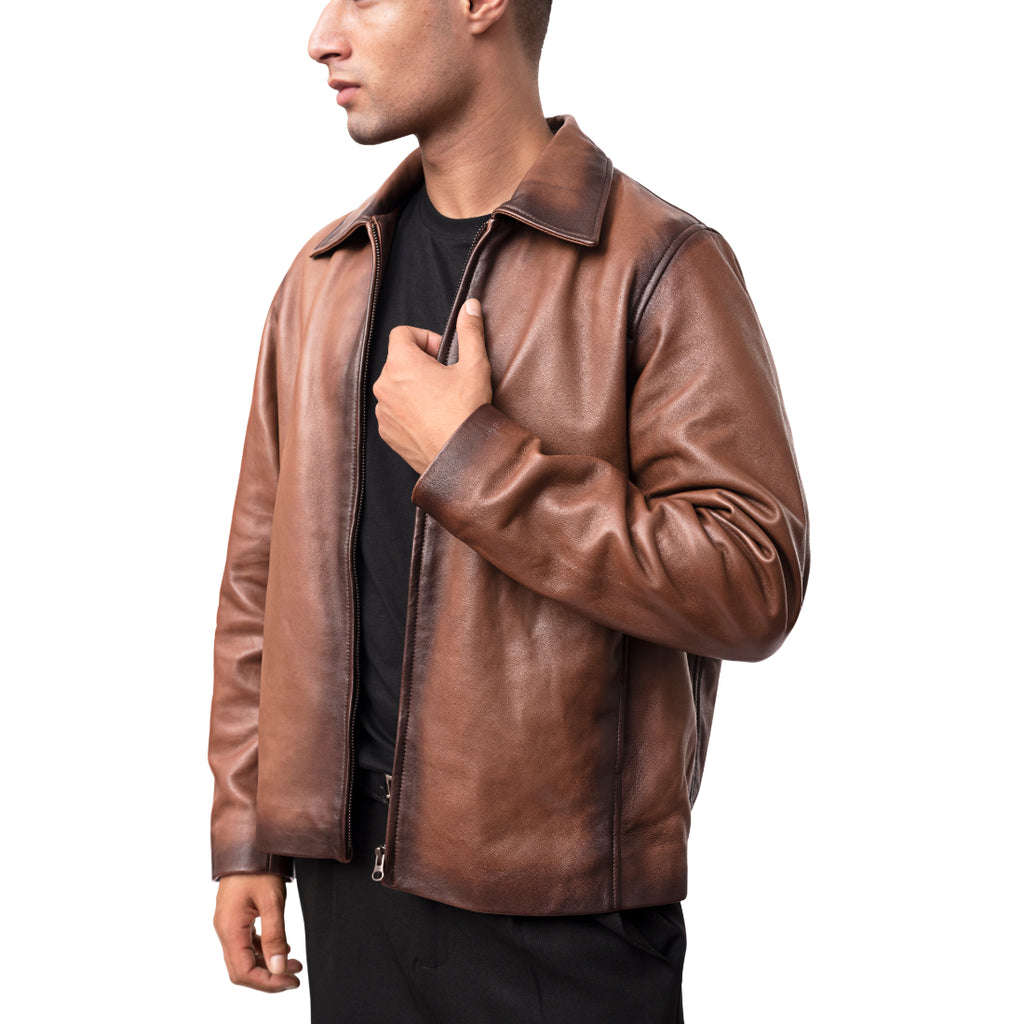 BROWN CLASSIC MEN'S TRUCKER JACKET