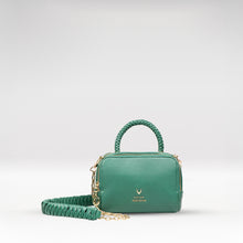 Load image into Gallery viewer, Callas 04 Green Leather Bowling Bag
