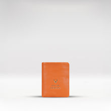 Load image into Gallery viewer, Callas W3 Orange Leather Bi-Fold Wallet
