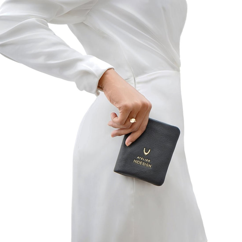 Callas W3 Black Leather Bi-Fold Wallet