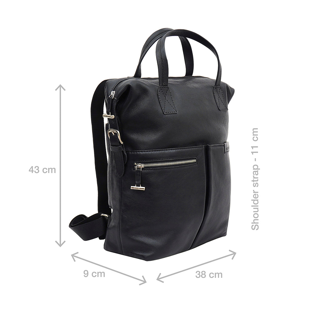 Buy Akasaka 01 Black Leather Backpack Online