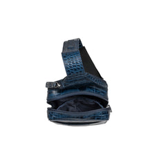 Load image into Gallery viewer, Heathrow-01 Blue Leather  Crossbody
