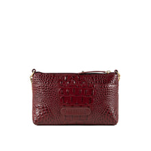 Load image into Gallery viewer, Brielle Red Leather Sling Wallet
