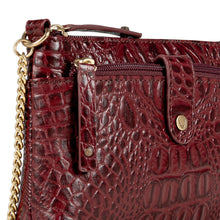 Load image into Gallery viewer, Brielle Red Leather Sling Wallet
