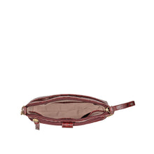 Load image into Gallery viewer, Brielle Red Leather Sling Wallet

