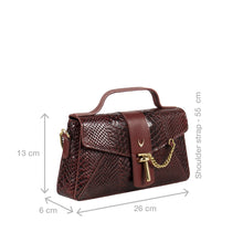 Load image into Gallery viewer, Manon Red Leather Sling Bag
