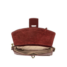 Load image into Gallery viewer, Manon Red Leather Sling Bag
