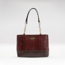 Load image into Gallery viewer, Ee Morocco 04 Red Leather Tote Bag
