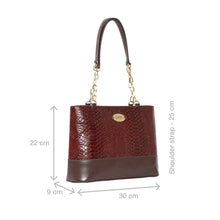 Load image into Gallery viewer, Ee Morocco 04 Red Leather Tote Bag
