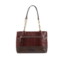 Load image into Gallery viewer, Ee Morocco 04 Red Leather Tote Bag

